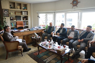 نماینده مردم  شریف گلستان با مدیرعامل شرکت بازآفرینی شهری ایران دیدار کرد